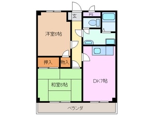 桜駅 徒歩10分 2階の物件間取画像